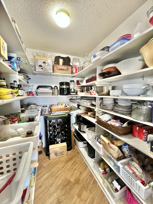 view of storage area