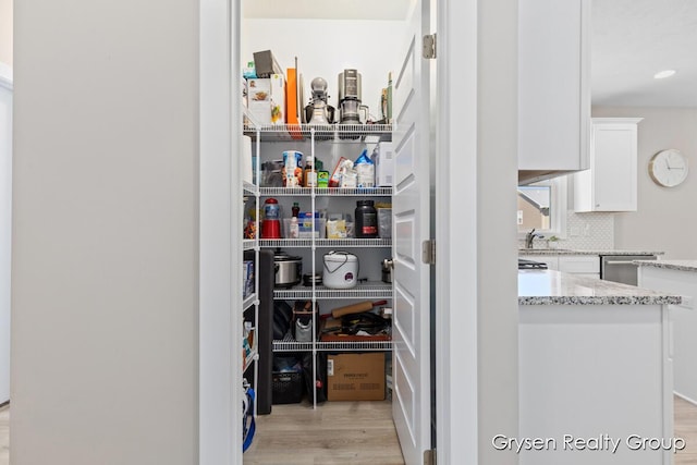 view of pantry