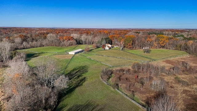 7295 Dutch Rd, Goodrich Vlg, MI 48438 - aerial view with a rural view