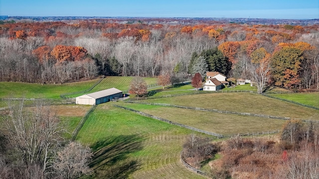 7295 Dutch Rd, Goodrich Vlg, MI 48438 - bird's eye view with a view of trees and a rural view