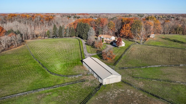 7295 Dutch Rd, Goodrich Vlg, MI 48438 - drone / aerial view with a view of trees and a rural view