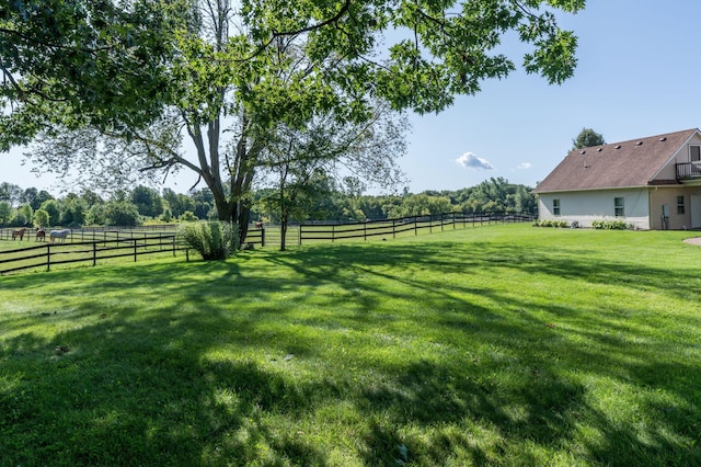 7295 Dutch Rd, Goodrich Vlg, MI 48438 - view of yard with fence and a rural view