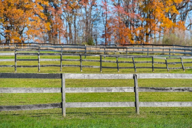7295 Dutch Rd, Goodrich Vlg, MI 48438 - view of yard featuring fence and a rural view