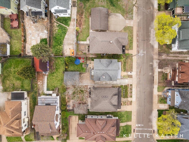 548 Pleasant St SE, Grand Rapids, MI 49503 - aerial view of property's location with nearby suburban area