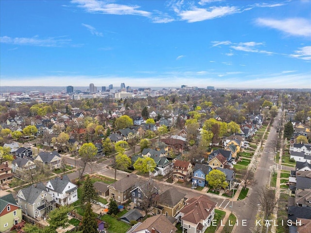 548 Pleasant St SE, Grand Rapids, MI 49503 - aerial overview of property's location with nearby suburban area
