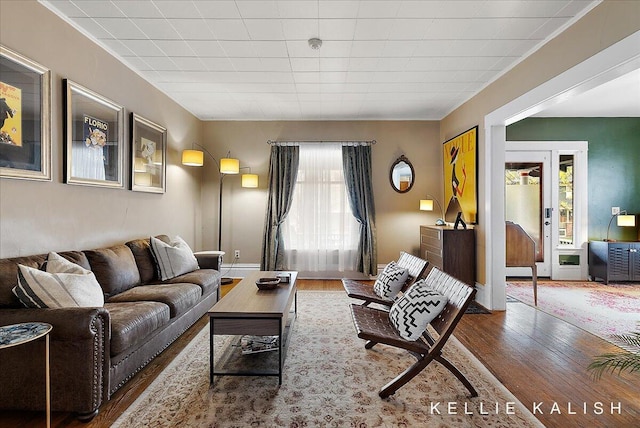 548 Pleasant St SE, Grand Rapids, MI 49503 - living area with wood finished floors