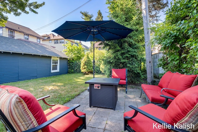 548 Pleasant St SE, Grand Rapids, MI 49503 - view of patio with an outdoor living space