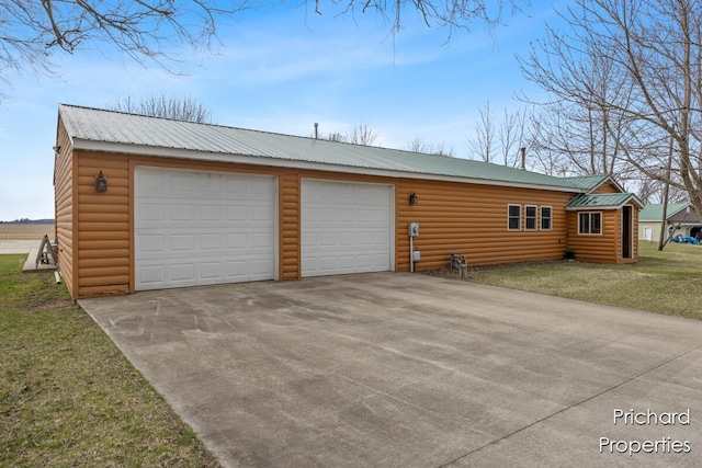 exterior space with driveway