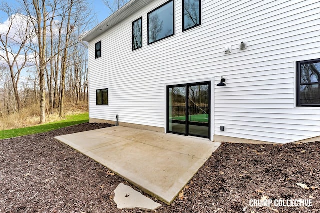 exterior space with a patio area