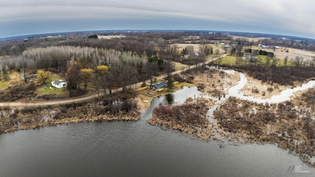 6162 Fuller Rd, Greenville, MI 48838 - aerial view featuring a water view and a rural view