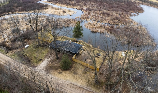 6162 Fuller Rd, Greenville, MI 48838 - drone / aerial view featuring a water view