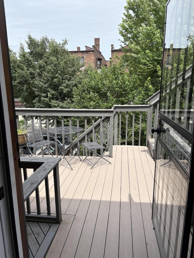 658 W Forest Ave, Detroit, MI 48201 - view of wooden terrace