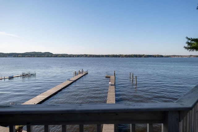1761 S Shore Dr, Holland, MI 49423 - dock area featuring a water view