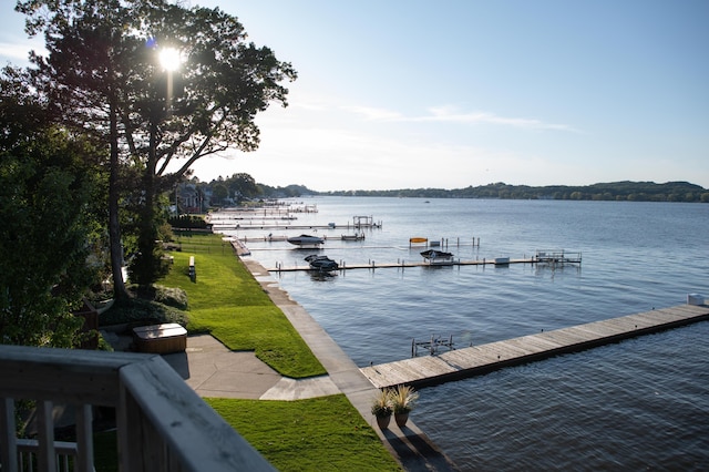 1761 S Shore Dr, Holland, MI 49423 - view of dock featuring a water view