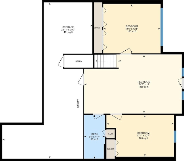 4274 Evergreen Rd Unit 14, Adrian, MI 49221 - floor plan