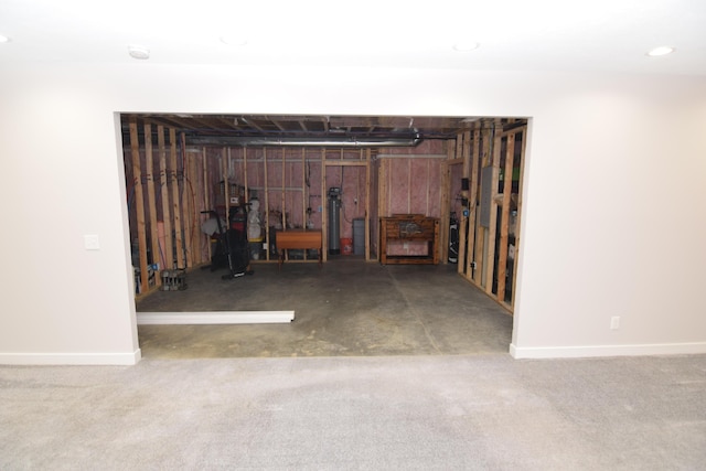 28 Hunting Trail Ave, Quincy, MI 49082 - garage with baseboards and recessed lighting
