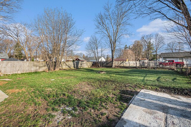 101 E 4th St, Buchanan, MI 49107 - view of yard with a fenced backyard