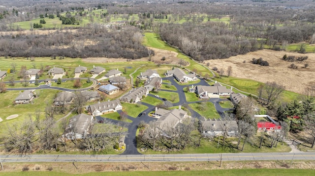 4284 Fairway Ln, Jackson, MI 49201 - drone / aerial view with a residential view