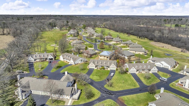 4284 Fairway Ln, Jackson, MI 49201 - drone / aerial view with a residential view