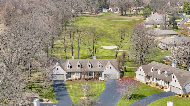 4284 Fairway Ln, Jackson, MI 49201 - drone / aerial view with a residential view