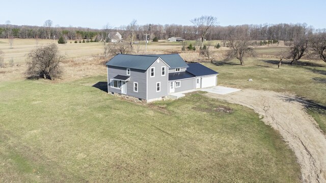 10282 7 Mile Rd, Evart, MI 49631 - bird's eye view featuring a rural view