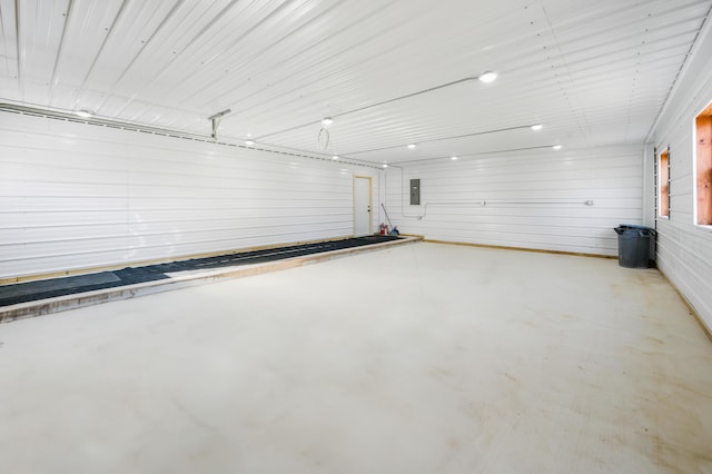 10282 7 Mile Rd, Evart, MI 49631 - garage with electric panel