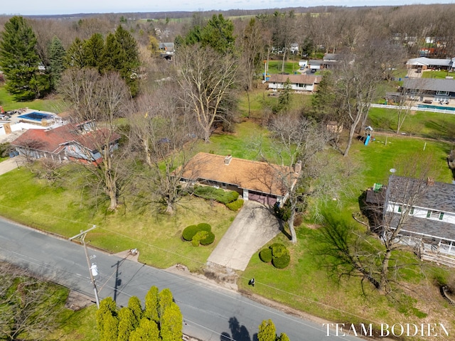drone / aerial view