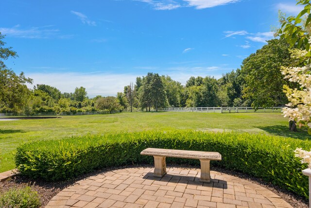 6130 Eidson Rd, Saint Joseph, MI 49085 - view of home's community with a patio, a view of rural / pastoral area, and a view of trees
