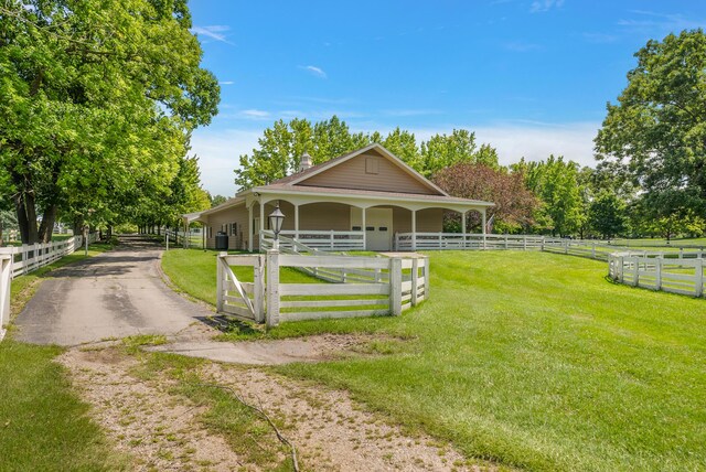 6130 Eidson Rd, Saint Joseph, MI 49085 - view of front of property featuring driveway