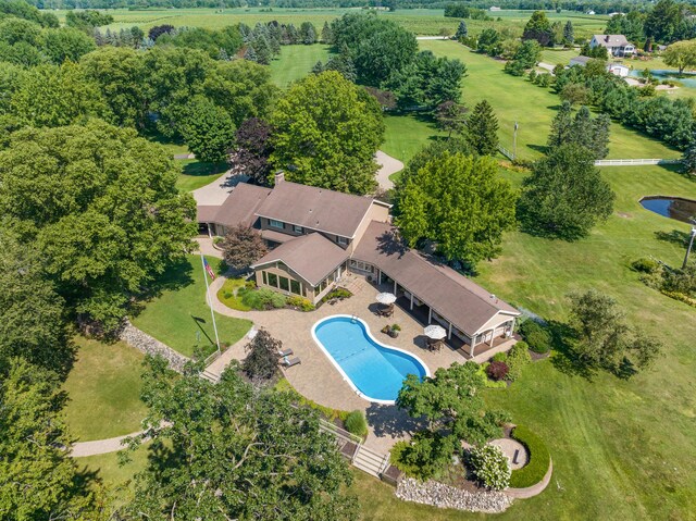 6130 Eidson Rd, Saint Joseph, MI 49085 - bird's eye view of a pool area