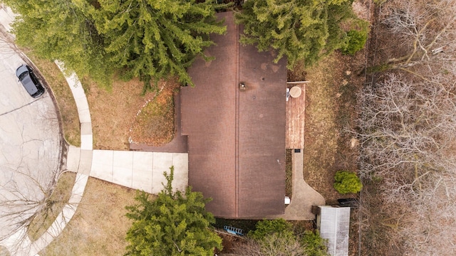 1506 Hillridge Blvd, Ann Arbor, MI 48103 - bird's eye view
