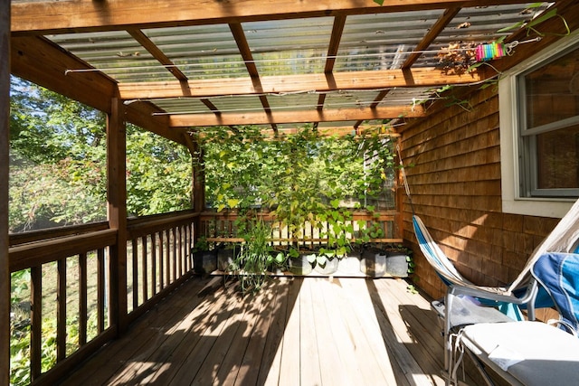 306 Eubank St, Novi, MI 48377 - view of wooden deck