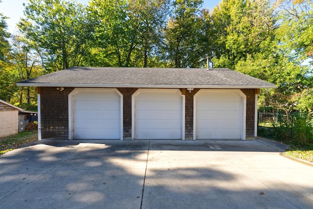 306 Eubank St, Novi, MI 48377 - view of detached garage