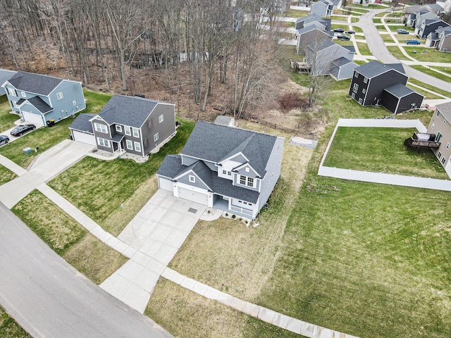 7434 Bramling Dr SE, Caledonia, MI 49316 - aerial view with a residential view