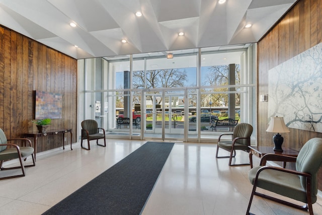 view of community lobby