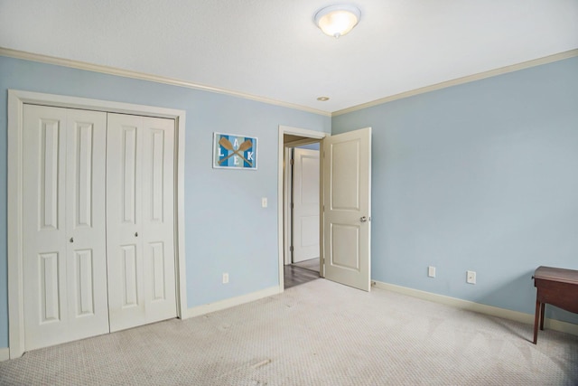 15330 Krueger St Unit 19, Spring Lake, MI 49456 - unfurnished bedroom featuring crown molding, baseboards, and carpet