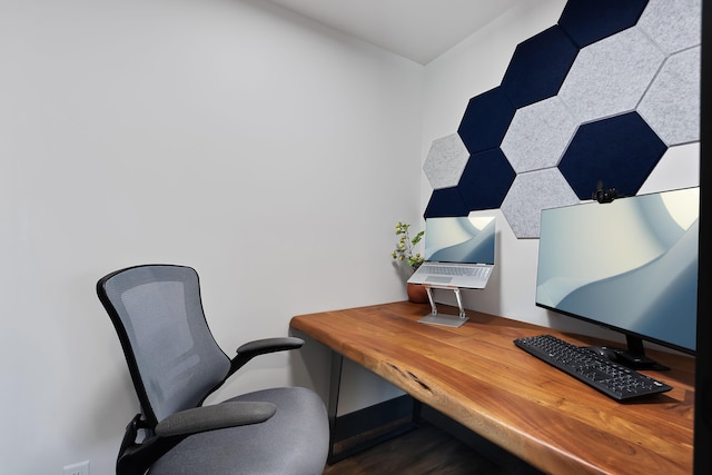 9442 Community Hall Rd, Union Pier, MI 49129 - home office with baseboards