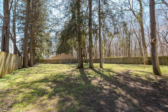551 W Bridge St, Plainwell, MI 49080 - view of yard with a fenced backyard