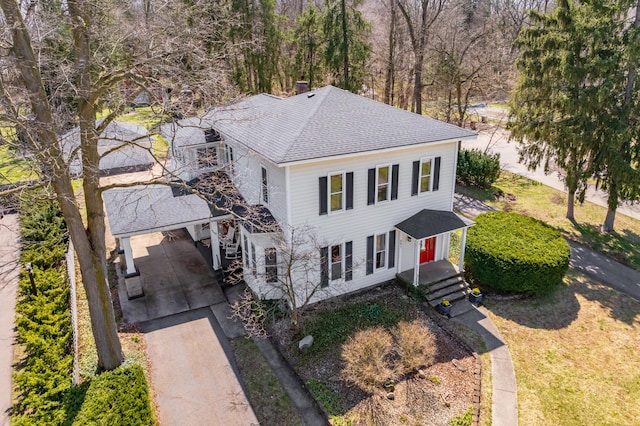 551 W Bridge St, Plainwell, MI 49080 - drone / aerial view