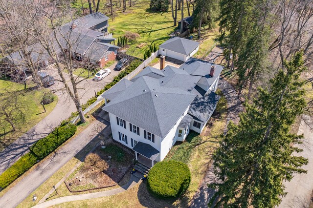 551 W Bridge St, Plainwell, MI 49080 - bird's eye view