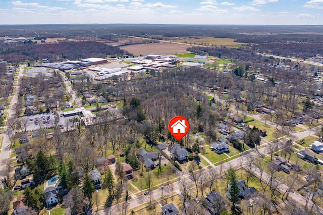 551 W Bridge St, Plainwell, MI 49080 - birds eye view of property