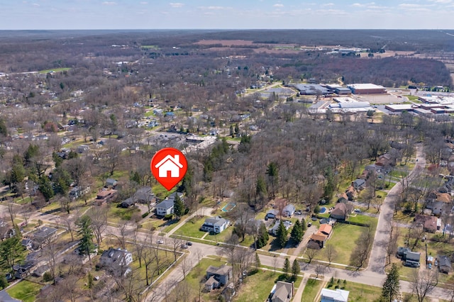 551 W Bridge St, Plainwell, MI 49080 - drone / aerial view with a residential view