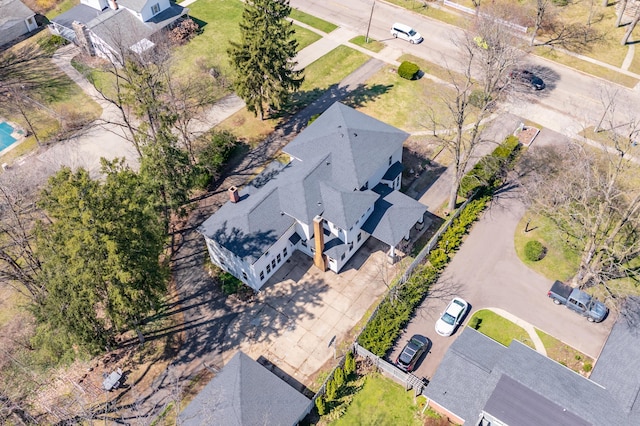 551 W Bridge St, Plainwell, MI 49080 - drone / aerial view