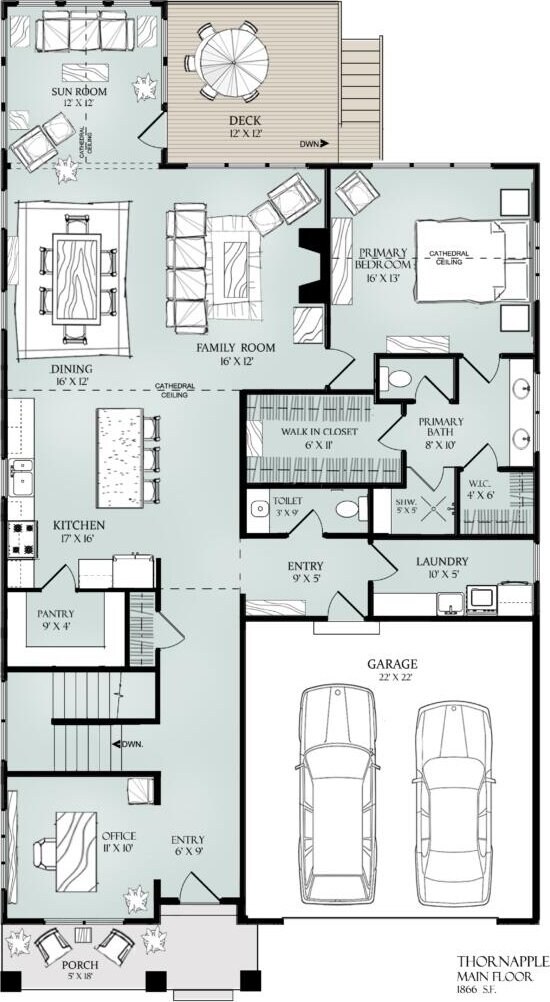 7701 Fase St SE Lot 15, Ada, MI 49301 - view of layout