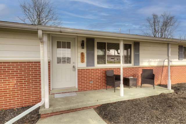 8550 Gratiot Ave, Columbus, MI 48063 - property entrance with brick siding