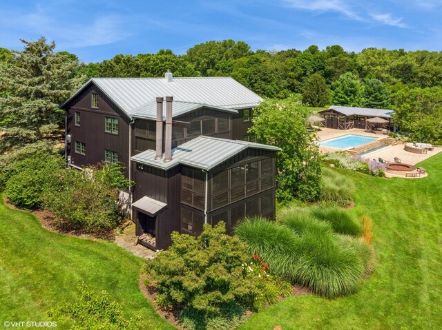 12801 Hills Rd, Buchanan, MI 49107 - aerial view