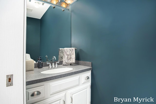 921 Meadow Ridge Dr, Holland, MI 49424 - bathroom featuring vanity and visible vents