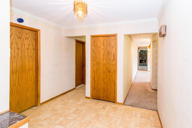 9675 Nabozny Dr, Milan, MI 48160 - spare room with baseboards and ornamental molding