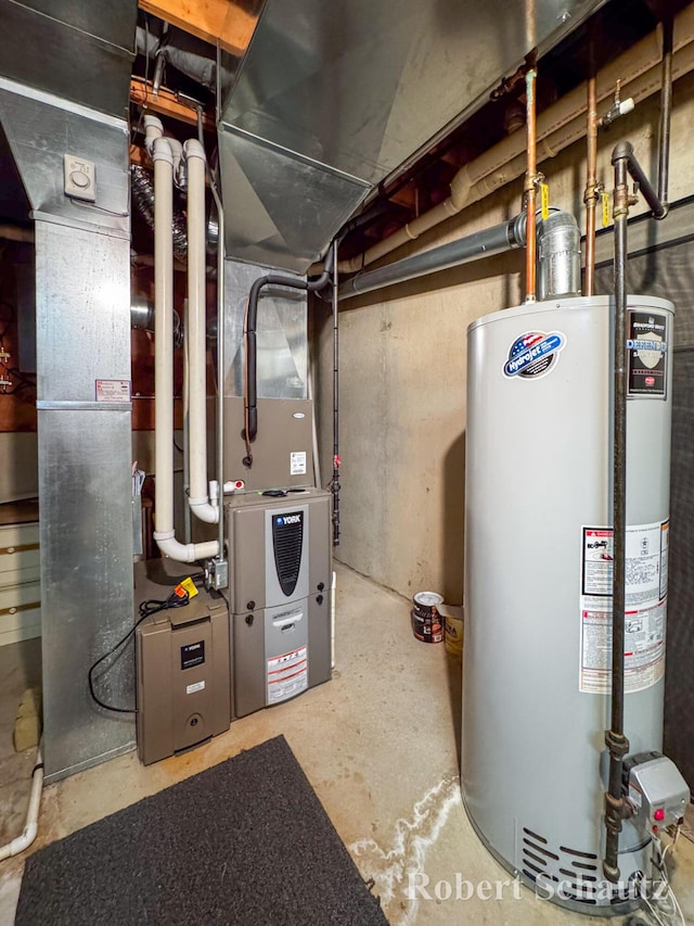 utilities featuring water heater