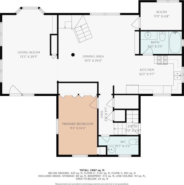 1864 92nd St SW, Byron Center, MI 49315 - room layout